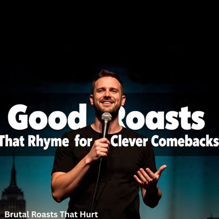 700+ Good Roasts That Rhyme for Clever Comebacks - captioncrate.com