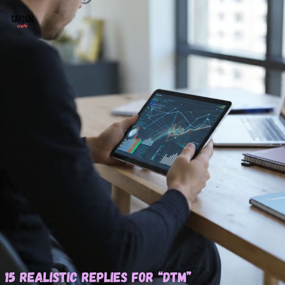 15 Realistic Replies for “DTM”