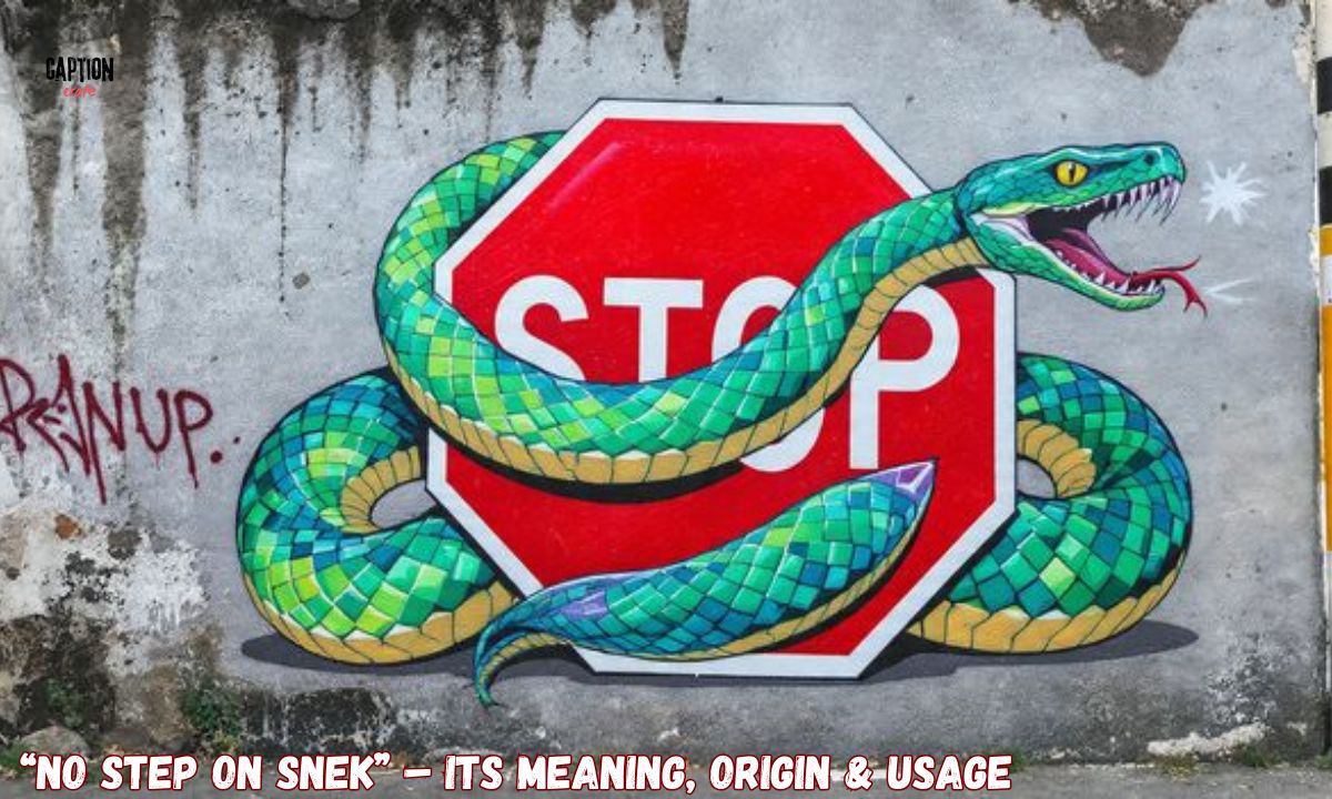 “No Step on Snek” – Its Meaning, Origin & Usage