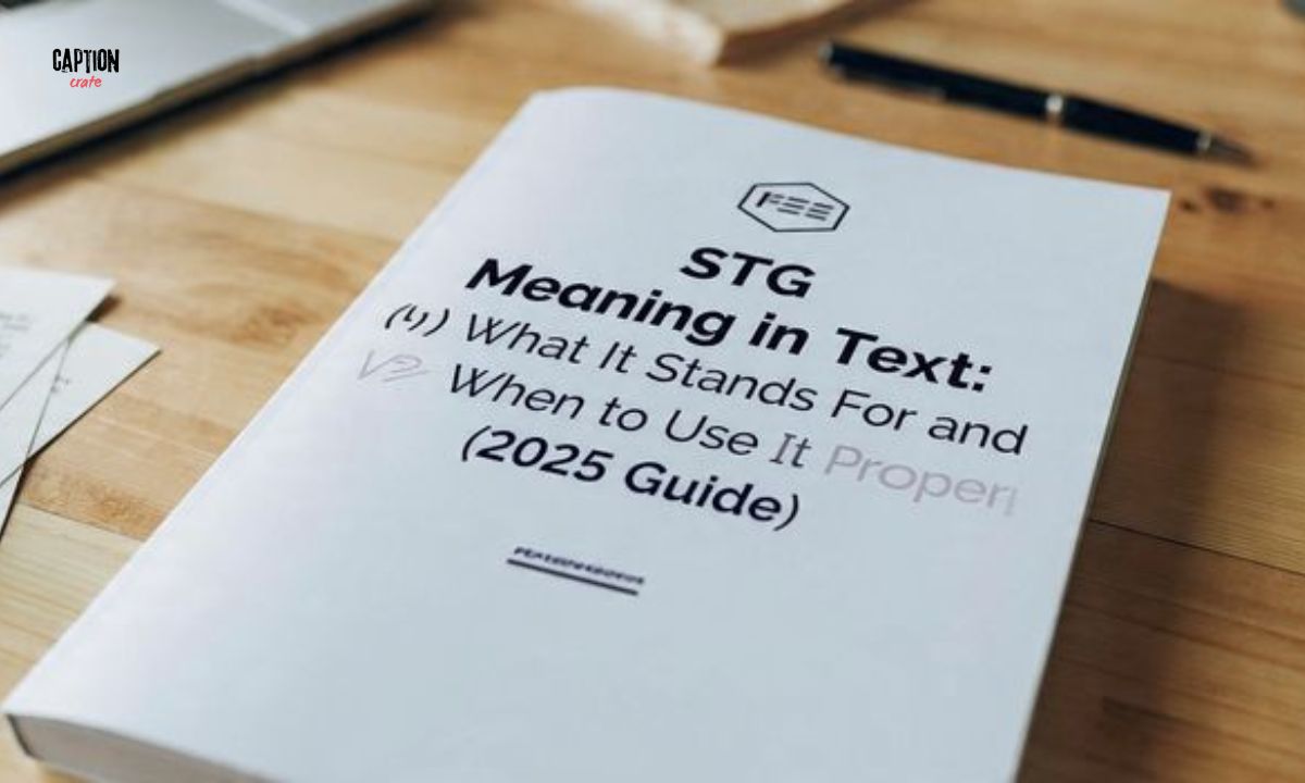 _STG Meaning in Text What It Stands For and When to Use It Properly (2025 Guide)